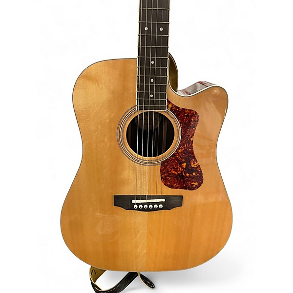 Used Guild D-260CE DELUXE Natural Acoustic Electric Guitar