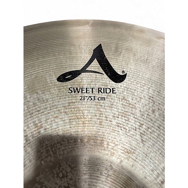 Used Zildjian 21in A Series Sweet Ride Cymbal