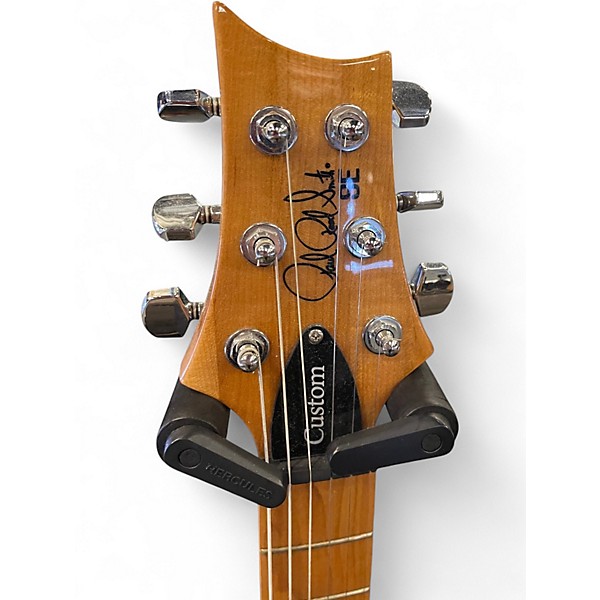 Used PRS SE Custom 24 Trans Black Solid Body Electric Guitar