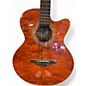 Used Takamine EG512 Trans Orange Acoustic Bass Guitar