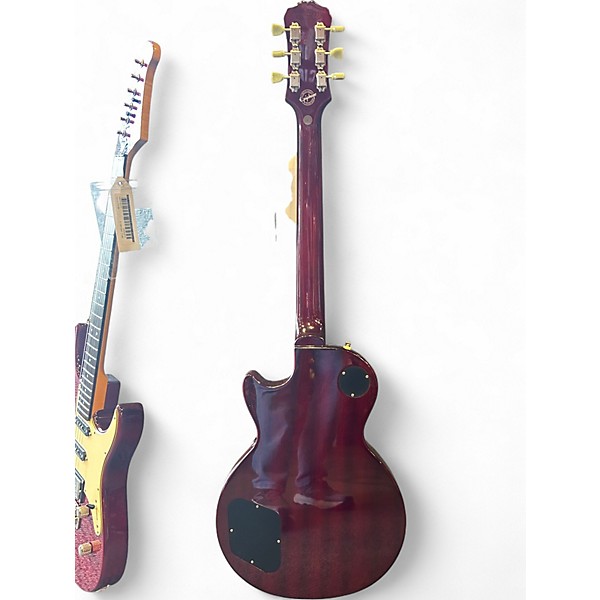 Used Epiphone Les Paul Studio Black Cherry Solid Body Electric Guitar