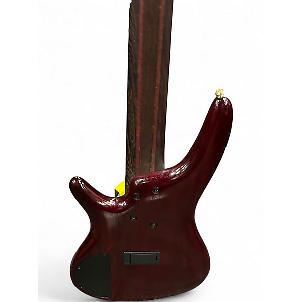 Used Ibanez SR2405W Brown Topaz Burst Low Gloss Electric Bass Guitar