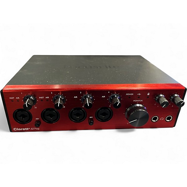Used Focusrite Clarett 4Pre Audio Interface