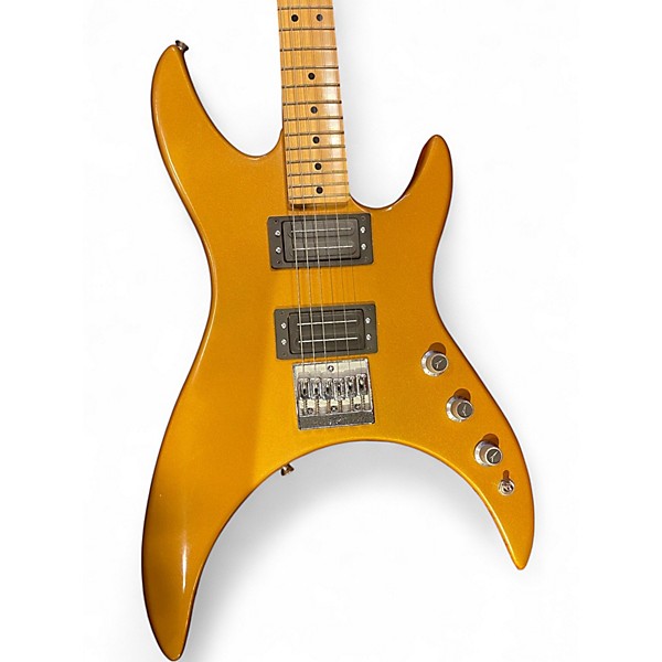 Used Peavey MYSTIC Metallic Gold Solid Body Electric Guitar