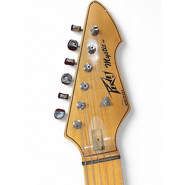 Used Peavey MYSTIC Metallic Gold Solid Body Electric Guitar