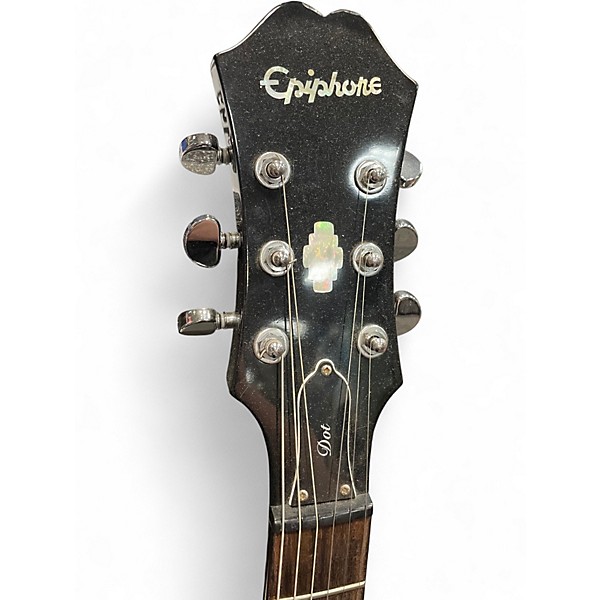 Used Epiphone DOT EB BLACK Hollow Body Electric Guitar