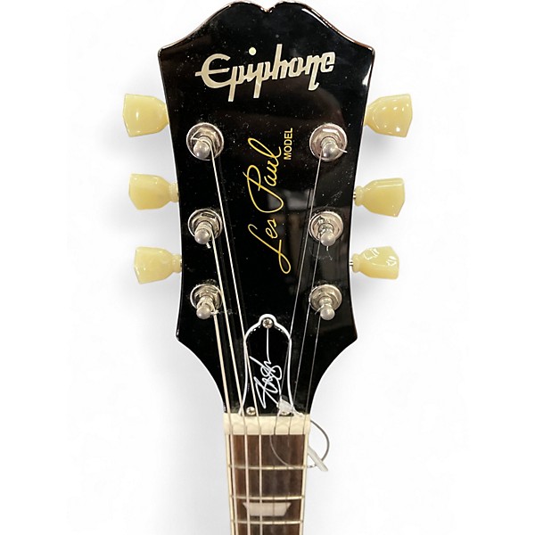 Used Epiphone Slash Victoria Les Paul Standard Gold Top Solid Body Electric Guitar