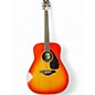 Used Yamaha FG830 Cherry Sunburst Acoustic Guitar thumbnail