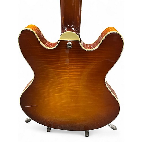 Used Eastman T486-GB Honey Burst Hollow Body Electric Guitar