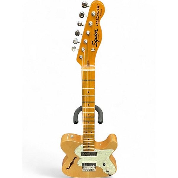 Used Squier Classic Vibe 70s Thinline Telecaster Natural Hollow Body Electric Guitar