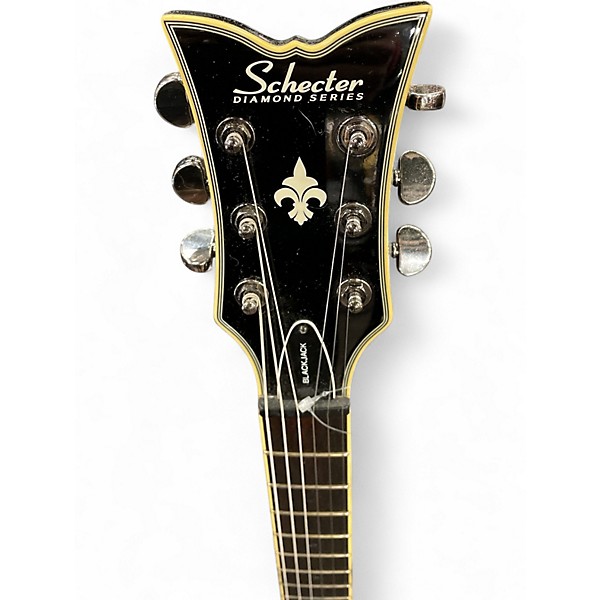 Used Schecter Guitar Research Tempest Blackjack Black Solid Body Electric Guitar