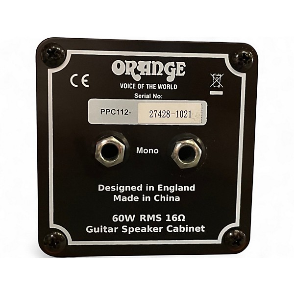 Used Orange Amplifiers PPC112C 1x12 Guitar Cabinet