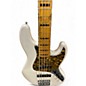 Used Fender American Ultra Jazz Bass V Pearl White Electric Bass Guitar