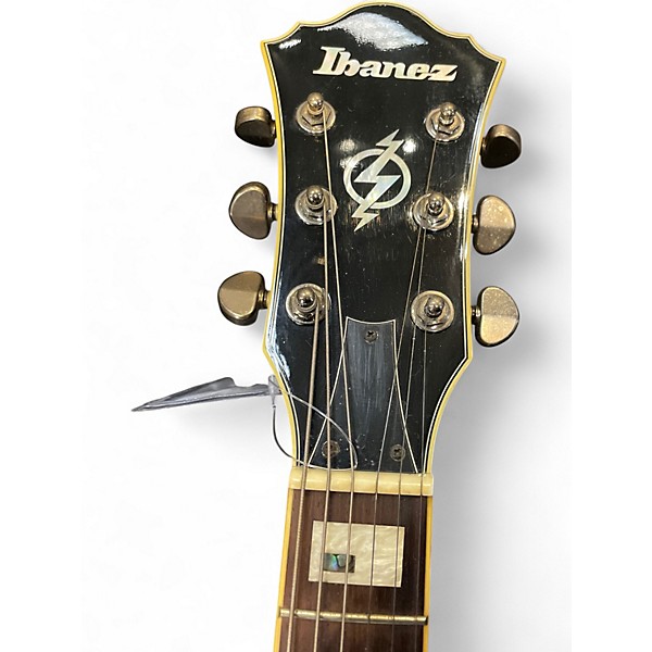 Used Ibanez AFS78T SPARKLE BLACK Hollow Body Electric Guitar