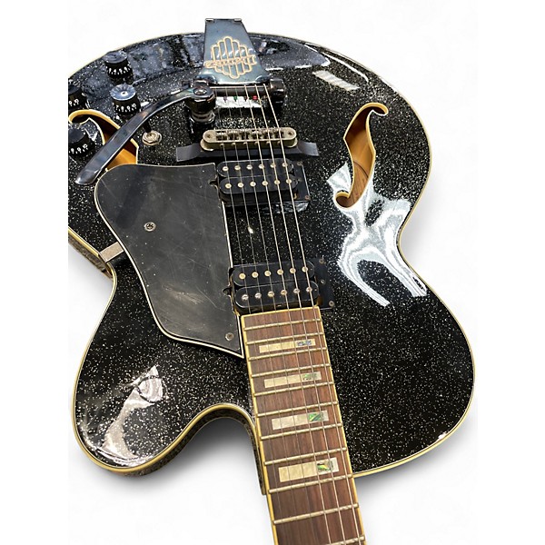 Used Ibanez AFS78T SPARKLE BLACK Hollow Body Electric Guitar