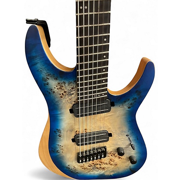 Used Schecter Guitar Research Omen 7 SKY BURST Solid Body Electric Guitar