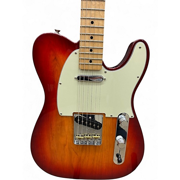 Used 2016 Fender Standard Telecaster Cherry Sunburst Solid Body Electric Guitar