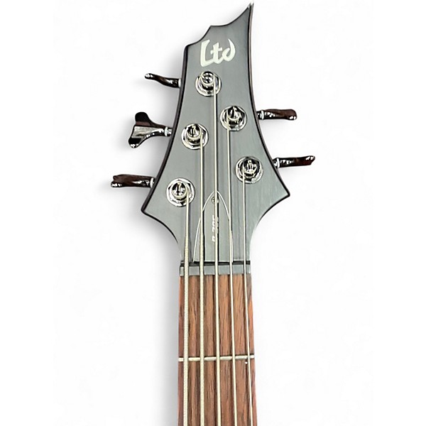 Used ESP LTD B205SM 5 String Black Electric Bass Guitar