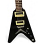 Used Dean VX FLYING V BLACK Solid Body Electric Guitar
