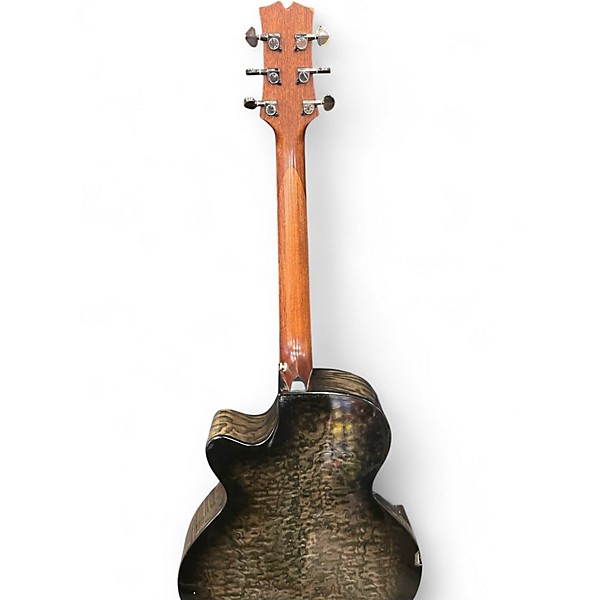 Used Mitchell MX420 Quilted Black Acoustic Electric Guitar