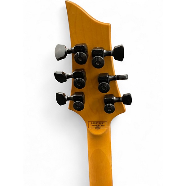 Used Schecter Guitar Research Damien V1 Black Solid Body Electric Guitar