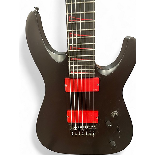 Used 2020 Jackson SLATXF7 Soloist 7 String Black Solid Body Electric Guitar