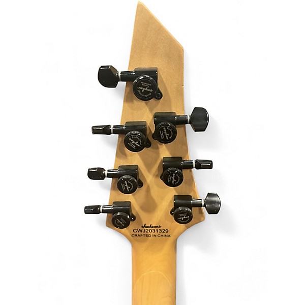 Used 2020 Jackson SLATXF7 Soloist 7 String Black Solid Body Electric Guitar