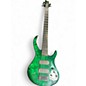 Used Inyen Vino iv5 Trans Green Electric Bass Guitar thumbnail