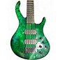 Used Inyen Vino iv5 Trans Green Electric Bass Guitar