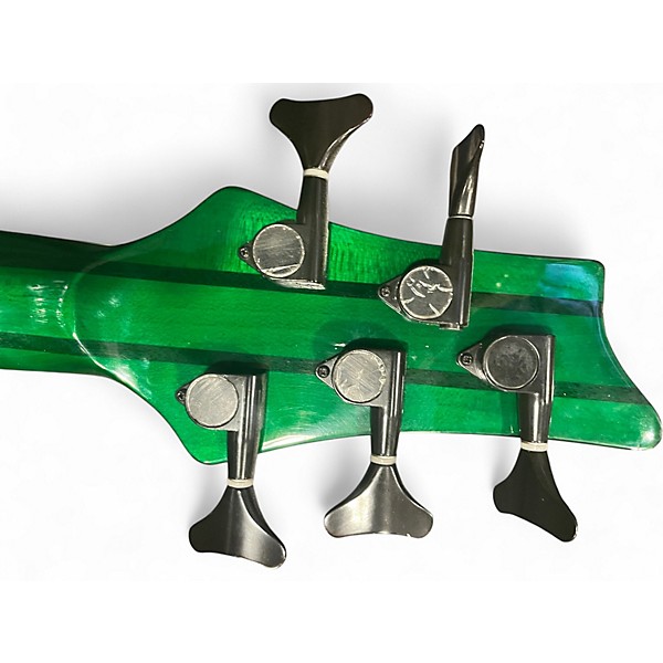 Used Inyen Vino iv5 Trans Green Electric Bass Guitar