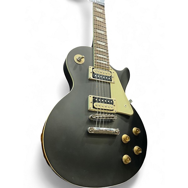 Used Epiphone Les Paul Traditional Pro IV Flat Black Solid Body Electric Guitar