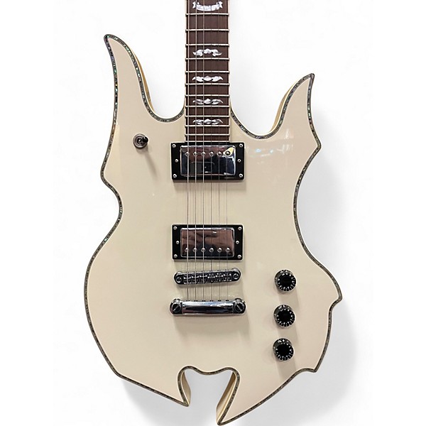 Used Minarik Diablo Cream Solid Body Electric Guitar