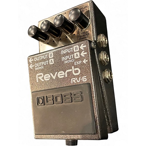 Used BOSS RV6 Digital Reverb Effect Pedal
