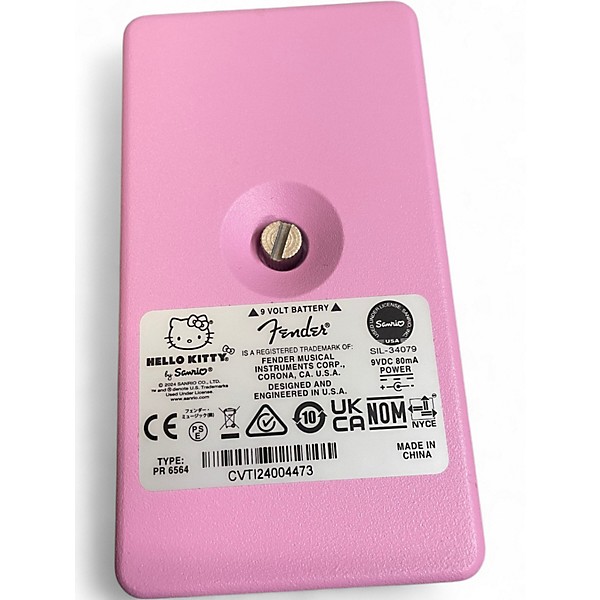 Used Fender HELLO KITTY FUZZ Effect Pedal