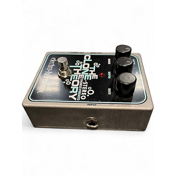 Used Electro-Harmonix Clone Theory Stereo Chorus Vibrato Effect Pedal