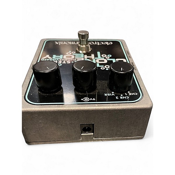 Used Electro-Harmonix Clone Theory Stereo Chorus Vibrato Effect Pedal