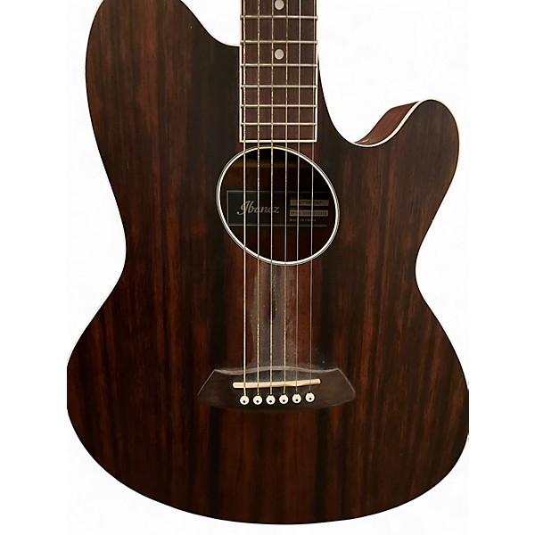 Used Ibanez TCY13E Atomic Pink Acoustic Guitar