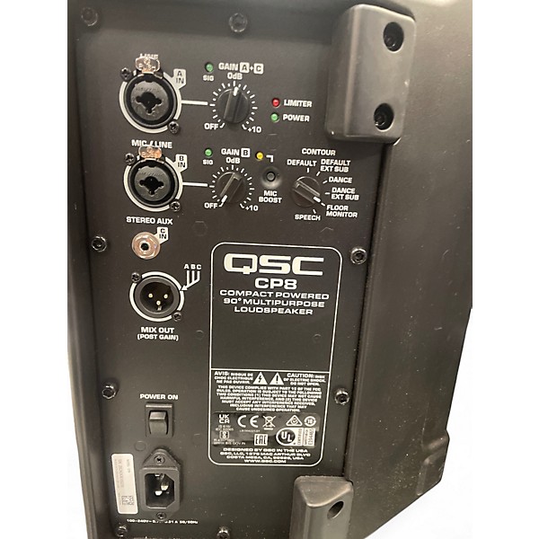 Used QSC CP8 Powered Speaker