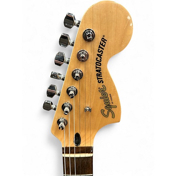 Used Squier Affinity Stratocaster Black Solid Body Electric Guitar