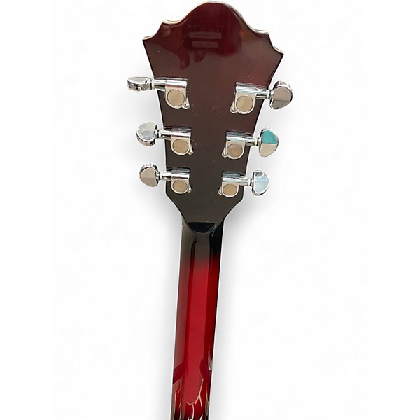 Used Ibanez AG85 Artcore transparent red Hollow Body Electric Guitar