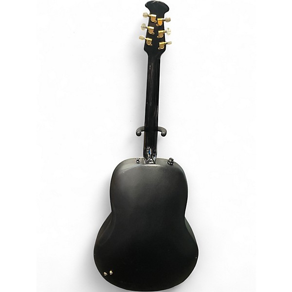 Used 1981 Ovation 1619 Black Acoustic Electric Guitar