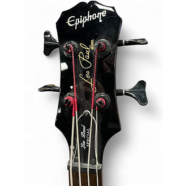 Used Epiphone LES PAUL SPECIAL BASS Trans Green Electric Bass Guitar