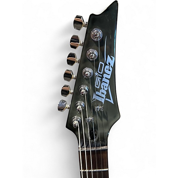 Used Ibanez Gio Ax Trans Black Solid Body Electric Guitar