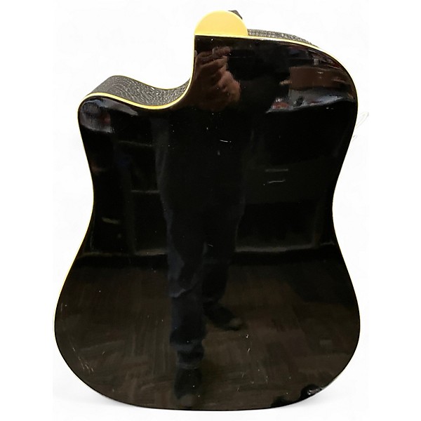 Used Takamine EG531SC Black Acoustic Electric Guitar