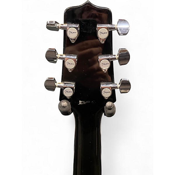 Used Takamine EG531SC Black Acoustic Electric Guitar