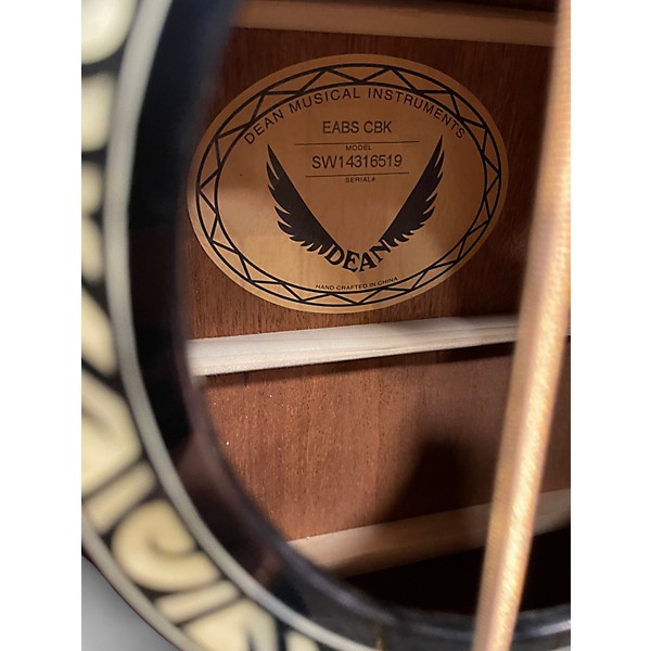 Used Dean EABS CBK Exotica Supreme BLACK Acoustic Bass Guitar