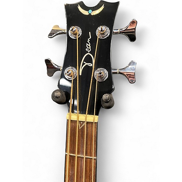 Used Dean EABS CBK Exotica Supreme BLACK Acoustic Bass Guitar