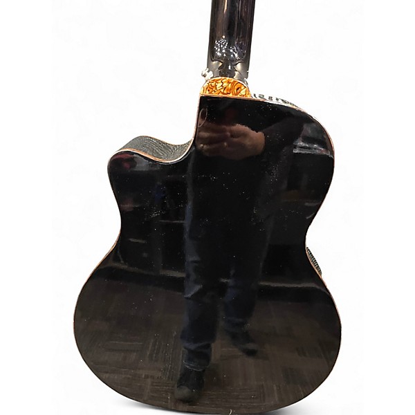 Used Dean EABS CBK Exotica Supreme BLACK Acoustic Bass Guitar