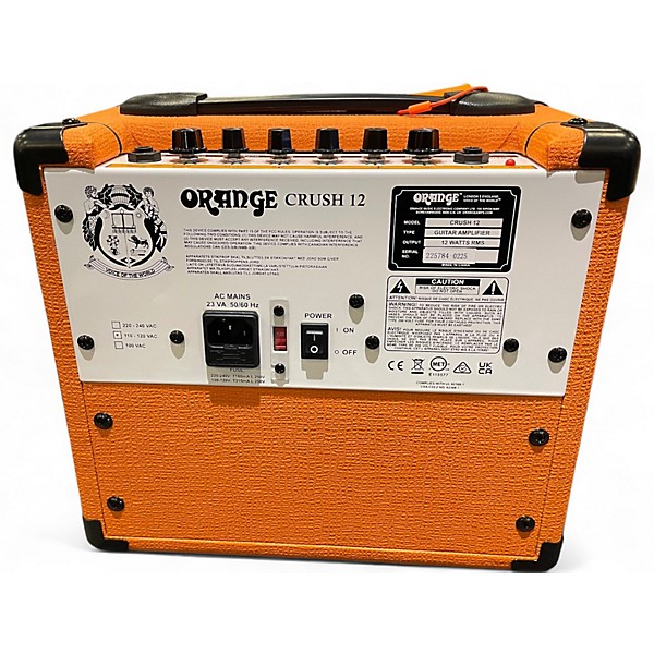 Used Orange Amplifiers Crush 12 Guitar Combo Amp