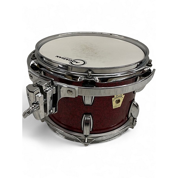 Used Ludwig 6 Piece CLASSIC MAPLE RED SPARKLE Drum Kit